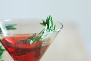 Read more about the article Cranberry Rosemary Cosmopolitan