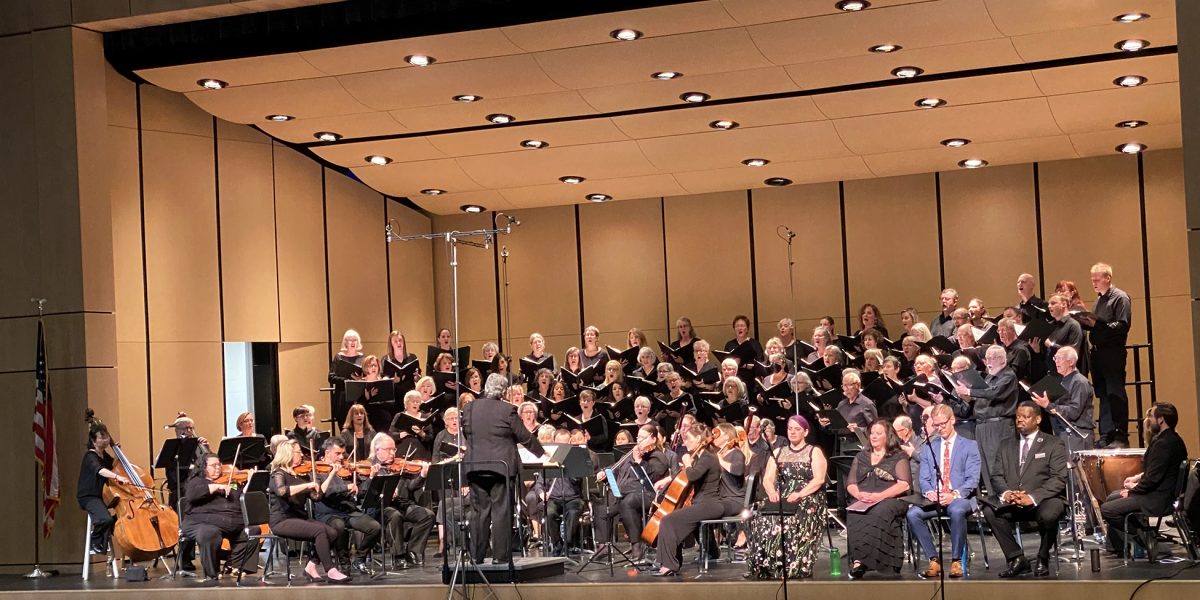 Choral Art Society of the South Shore, performing in concert, image by McGrath PR