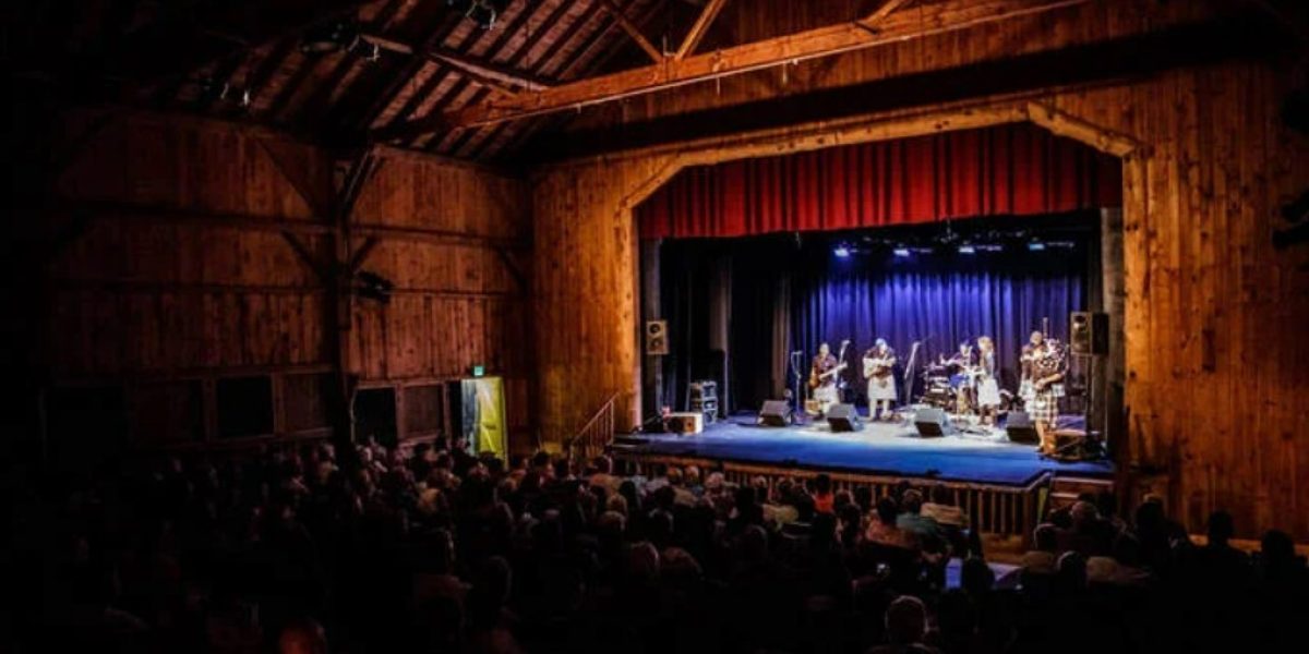 Deertrees Theatre in Harrison is a unique and rustic theater nestled in the woods, a favorite summer destination for visitors and locals alike. Ray MacGregor Photography