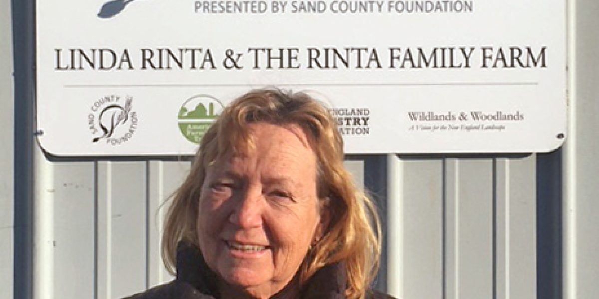 Linda Rinta, CCCGA member and recipient of the 2020 Leopold Conservation Award, courtesy image